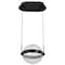 Nuvo Arvada, 8 Inch LED Pendant, Matte Black, Silk Screened Acrylic Lens 62/2031 - alternate 1